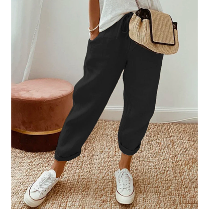 Damskie spodnie cargo casual