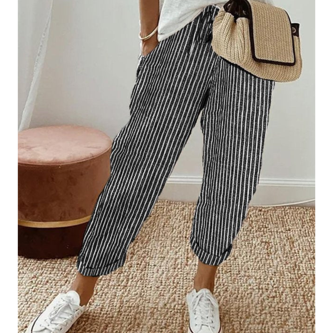 Damskie spodnie cargo casual