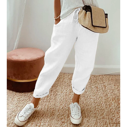Damskie spodnie cargo casual