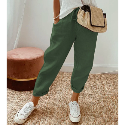 Damskie spodnie cargo casual