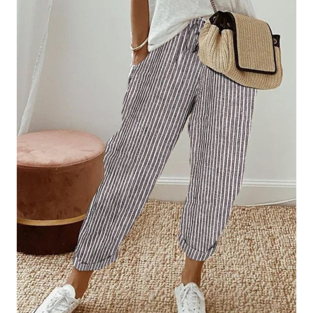 Damskie spodnie cargo casual