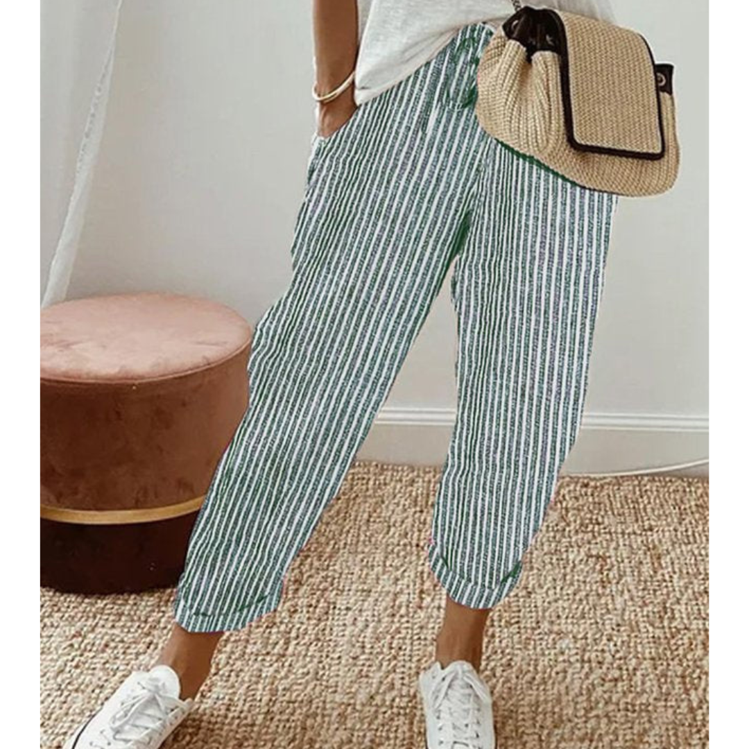 Damskie spodnie cargo casual