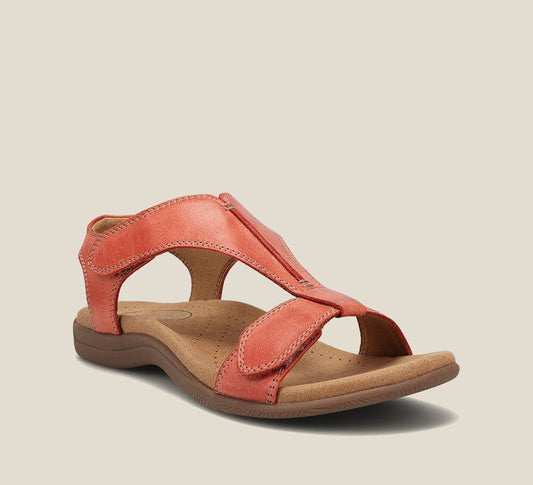 Dora women's sandals with adjustable buckle and orthopedic insole for comfort and support. 0