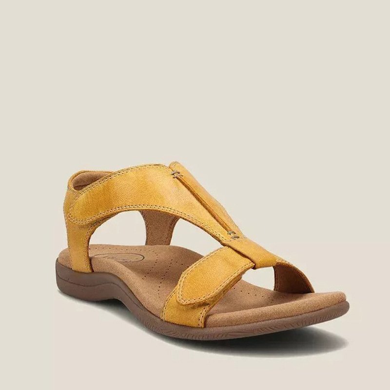 Dora women's sandals with adjustable buckle and orthopedic insole for comfort and support. 1