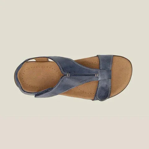 Dora women's sandals with adjustable buckle and orthopedic insole for comfort and support. 6