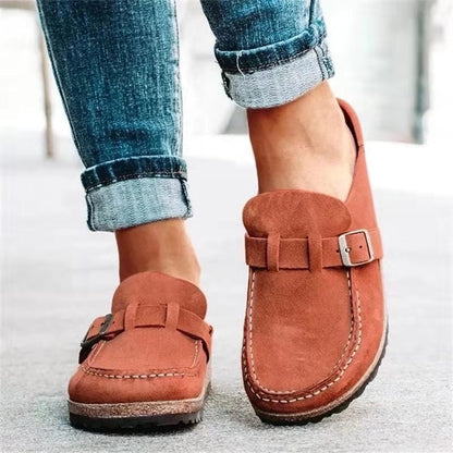 Estera Kobiece Buty z Ortopedycznym Wsparciem i Drewnianym Designem, idealne dla kobiet szukających 3