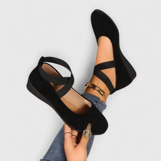 Jynna damskie buty ortopedyczne z eleganckim wykończeniem, idealne do codziennego użyt 0