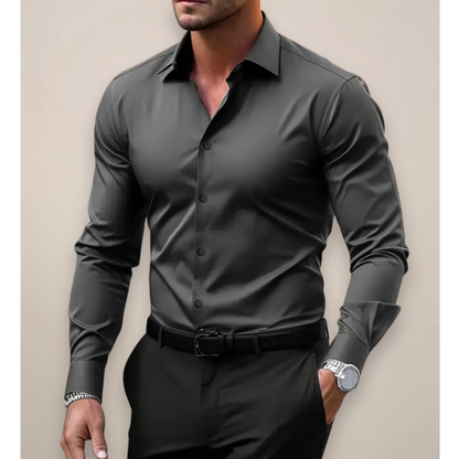 Męska koszula slim fit z długim rękawem