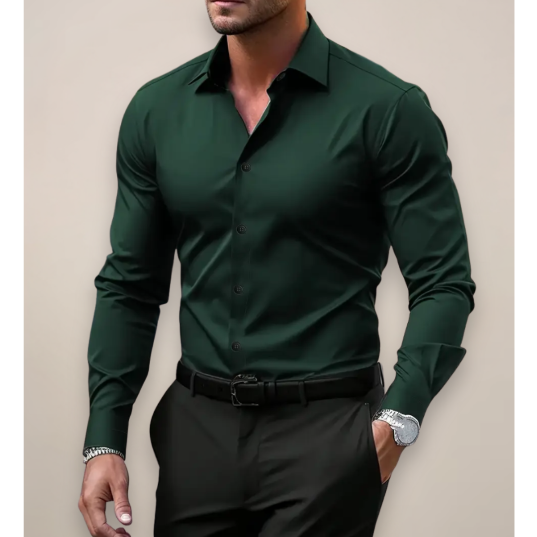 Męska koszula slim fit z długim rękawem