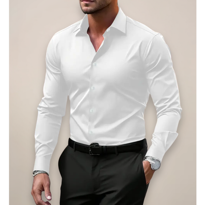 Męska koszula slim fit z długim rękawem