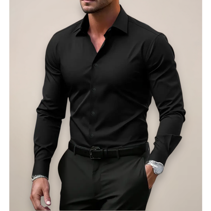 Męska koszula slim fit z długim rękawem