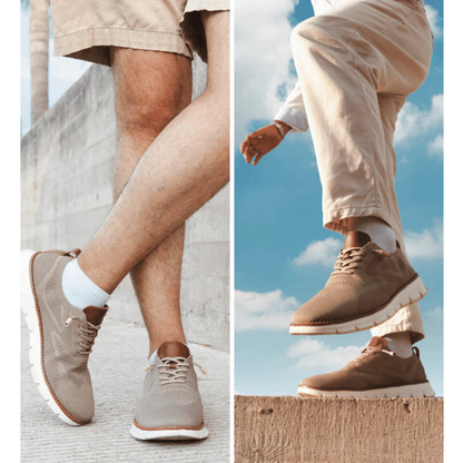 Męskie lekkie sneakersy sznurowane