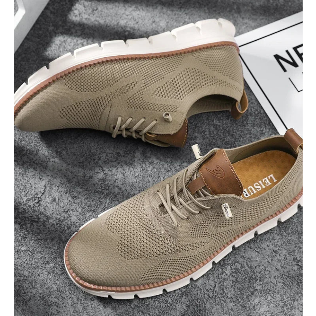 Męskie lekkie sneakersy sznurowane