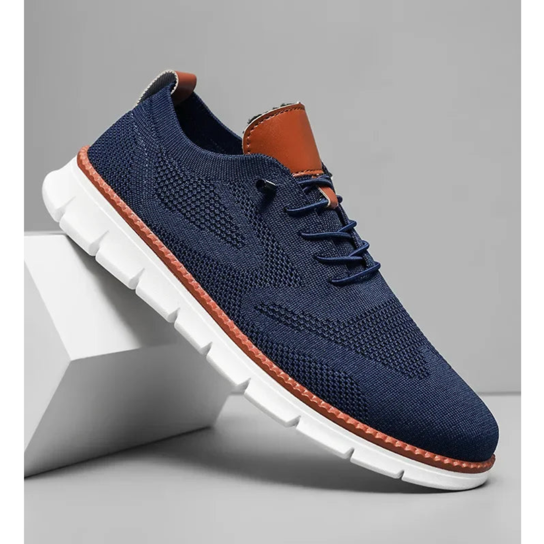 Męskie lekkie sneakersy sznurowane