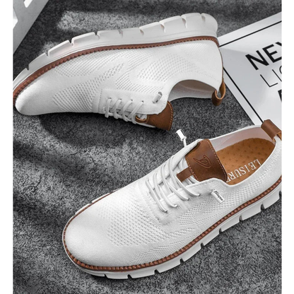 Męskie lekkie sneakersy sznurowane