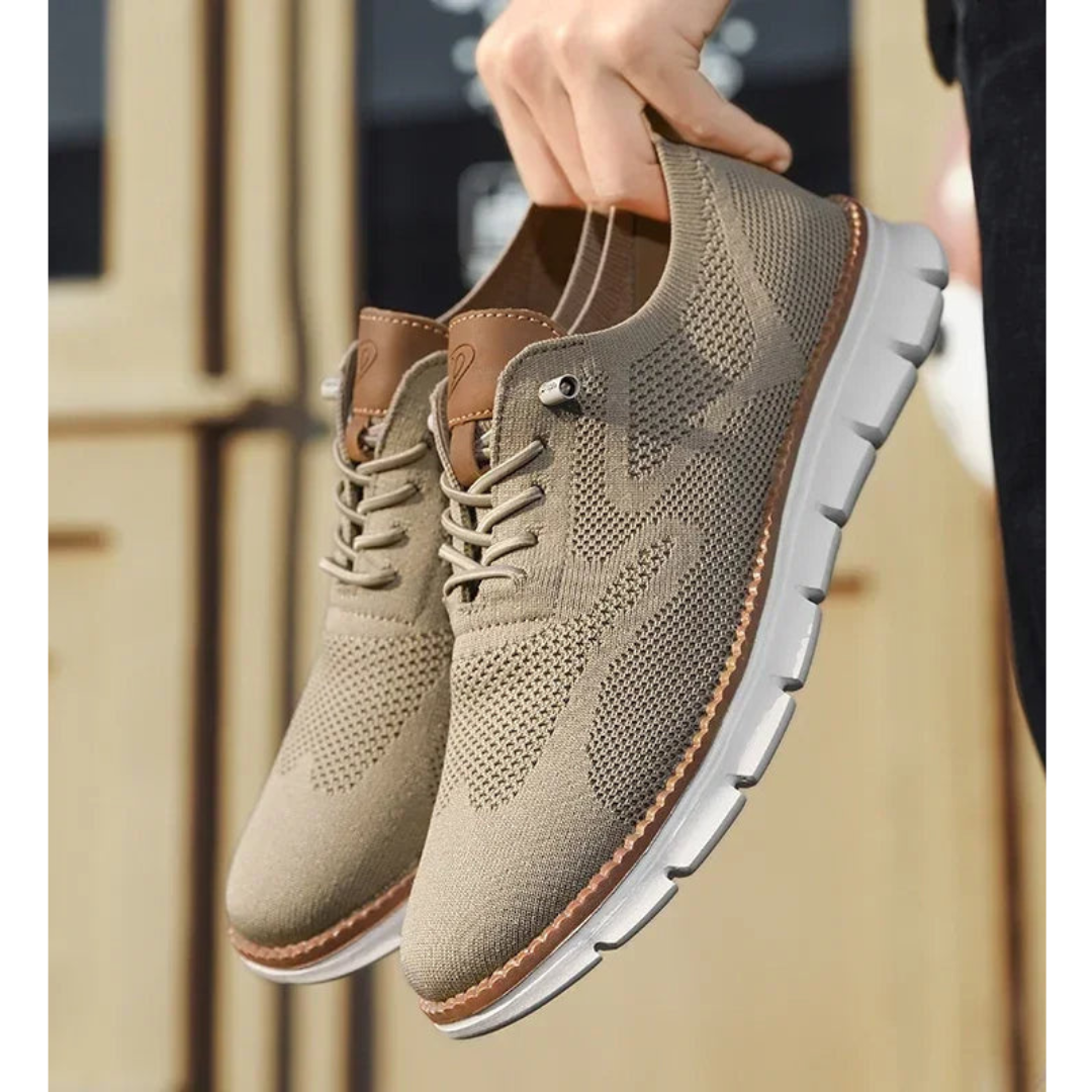 Męskie lekkie sneakersy sznurowane