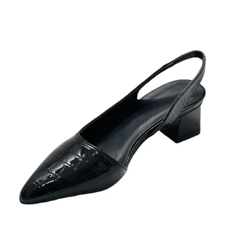Pernille women's stiletto heels with adjustable strap and pointed toe, perfect for stylish and comfortable footwear. 5