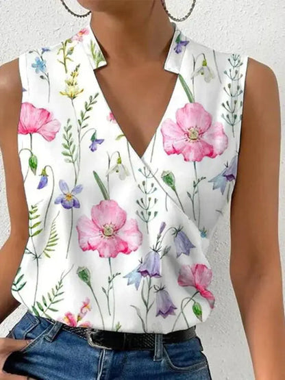 Tessa women's long-sleeve blouse featuring an elegant design in spring colors, perfect for fashionable outfits. 2