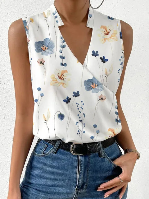 Tessa women's long-sleeve blouse featuring an elegant design in spring colors, perfect for fashionable outfits. 8